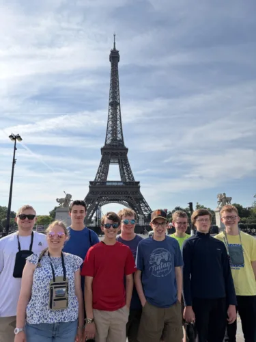 Nine Marshall music students explore Europe